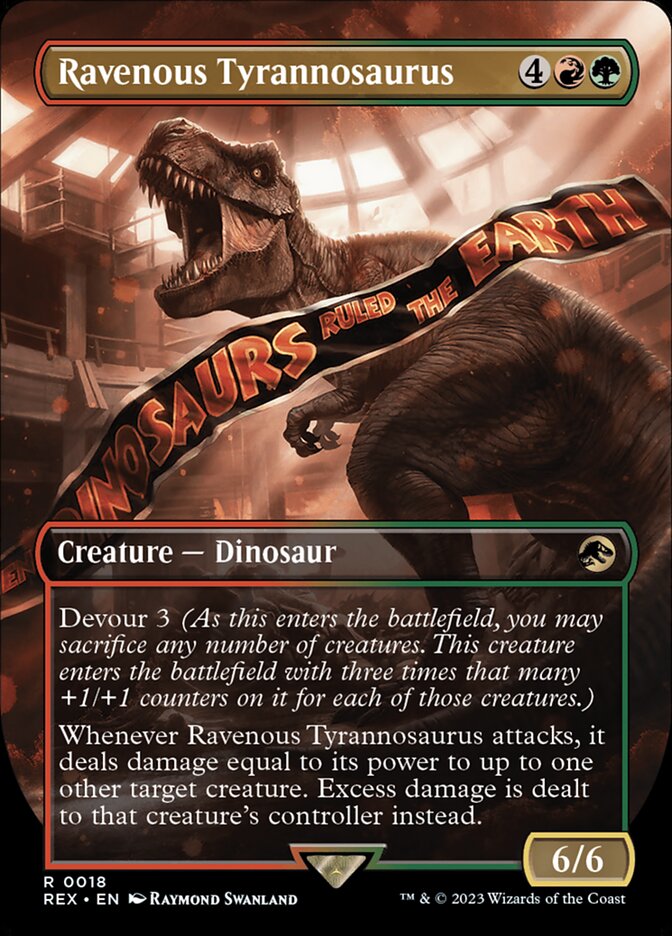 Ravenous Tyrannosaurus 18 (Universes Beyond: Jurassic World Collection)  | Good Games Adelaide SA