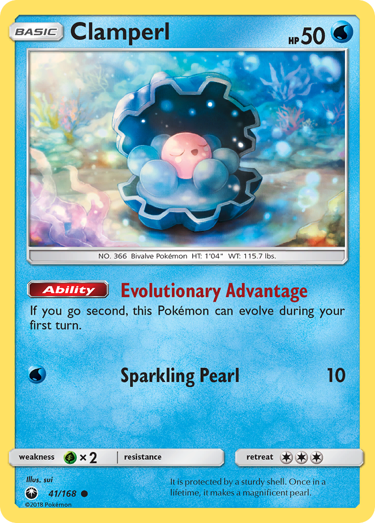 Clamperl (41/168) [Sun & Moon: Celestial Storm] | Good Games Adelaide SA