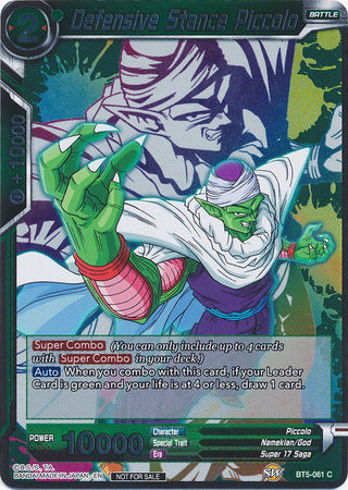 Defensive Stance Piccolo (Event Pack 4) (BT5-061) [Promotion Cards] | Good Games Adelaide SA
