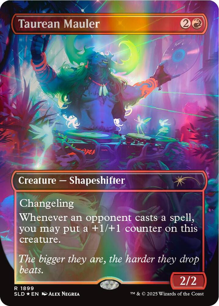 Taurean Mauler Double Rainbow Foil 1899 (Secret Lair Drop Series)  - Foil | Good Games Adelaide SA