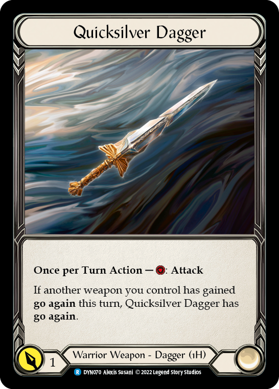 Quicksilver Dagger [DYN070] (Dynasty) | Good Games Adelaide SA