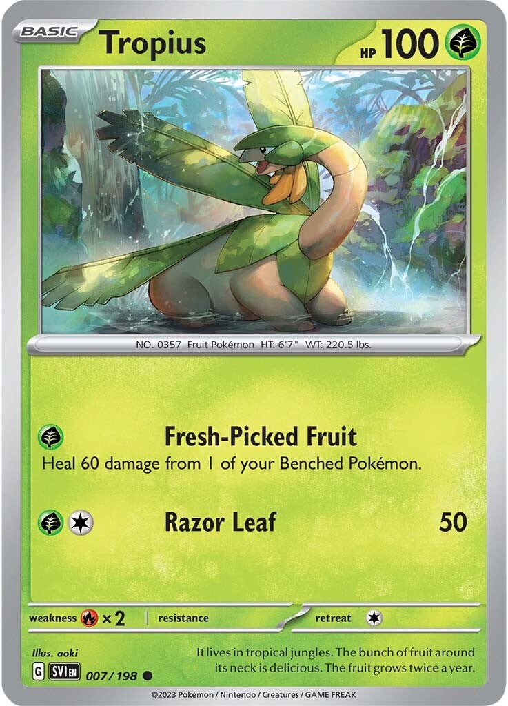 Tropius (007/198) [Scarlet & Violet: Base Set] | Good Games Adelaide SA