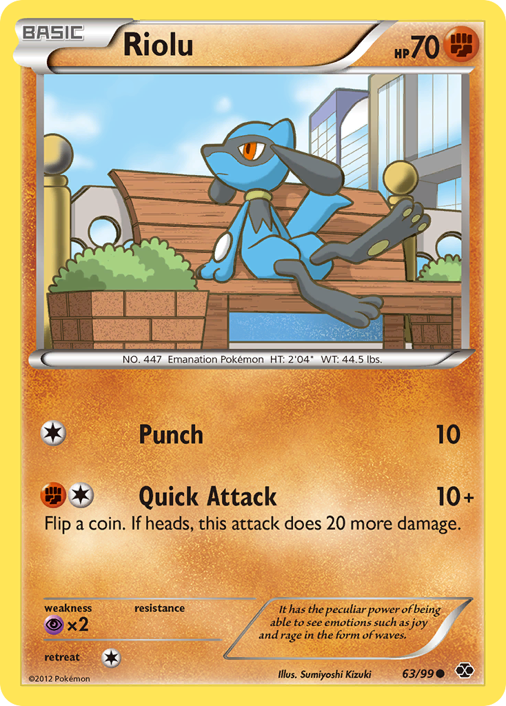 Riolu (63/99) [Black & White: Next Destinies] | Good Games Adelaide SA
