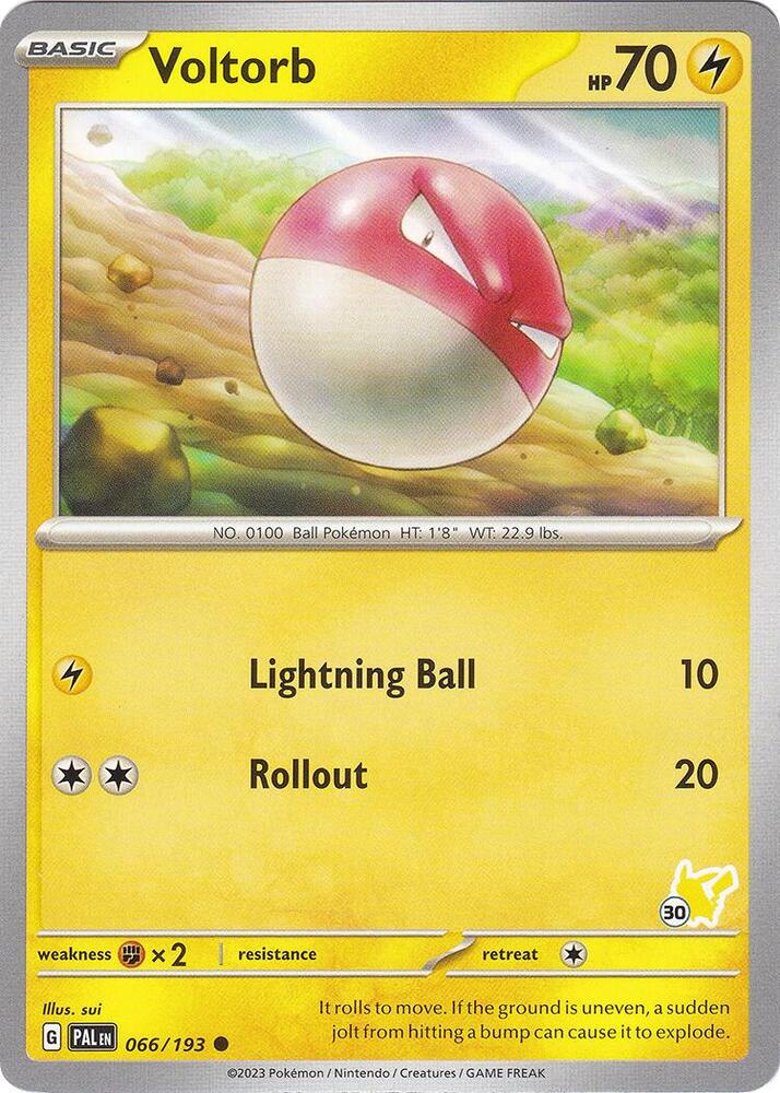 Voltorb Pikachu 30 066/193 (Battle Academy 2024)  | Good Games Adelaide SA