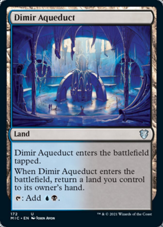 Dimir Aqueduct [Innistrad: Midnight Hunt Commander] | Good Games Adelaide SA