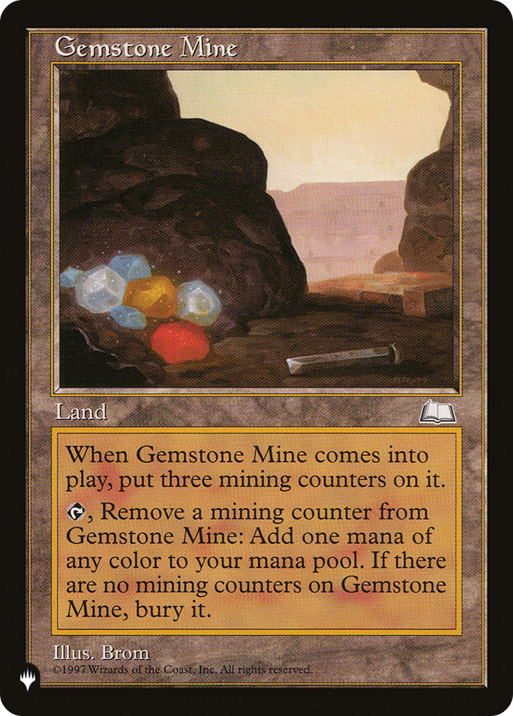 Gemstone Mine (WTH) [The List Reprints] | Good Games Adelaide SA