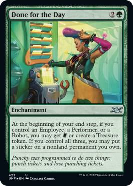 Done for the Day Galaxy Foil 422 (Unfinity)  - Foil | Good Games Adelaide SA