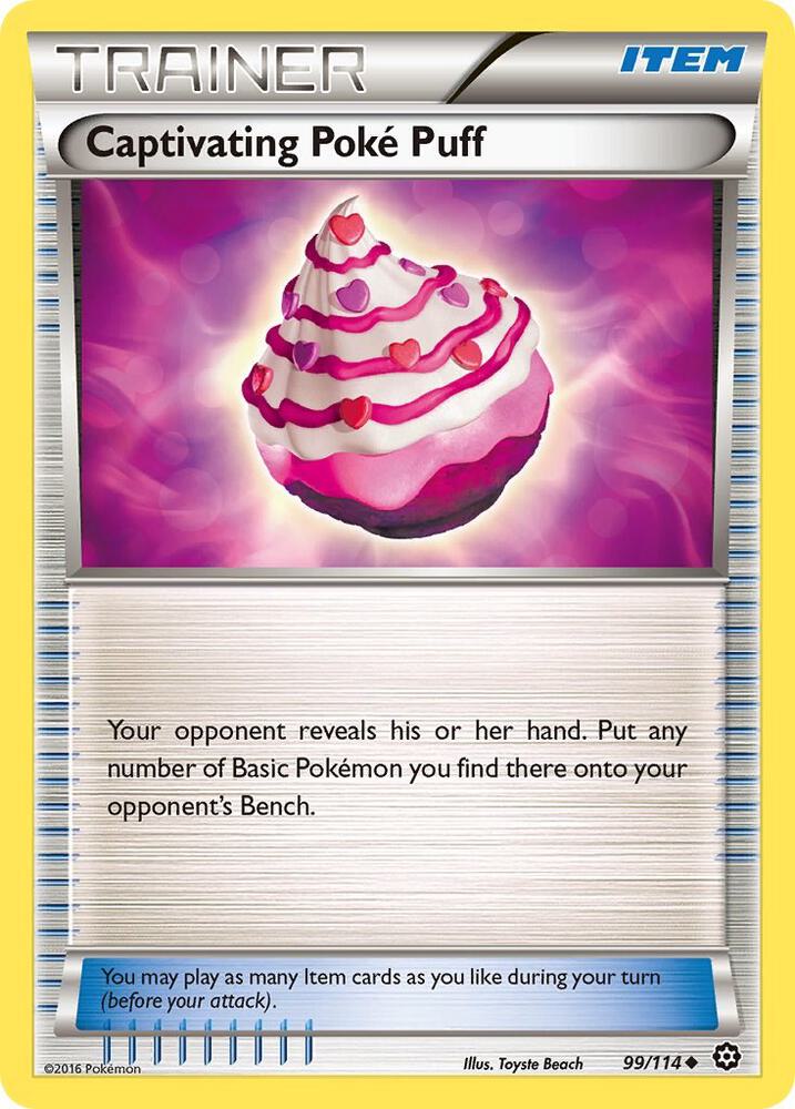 Captivating Poke Puff 99/114 (XY - Steam Siege)  | Good Games Adelaide SA