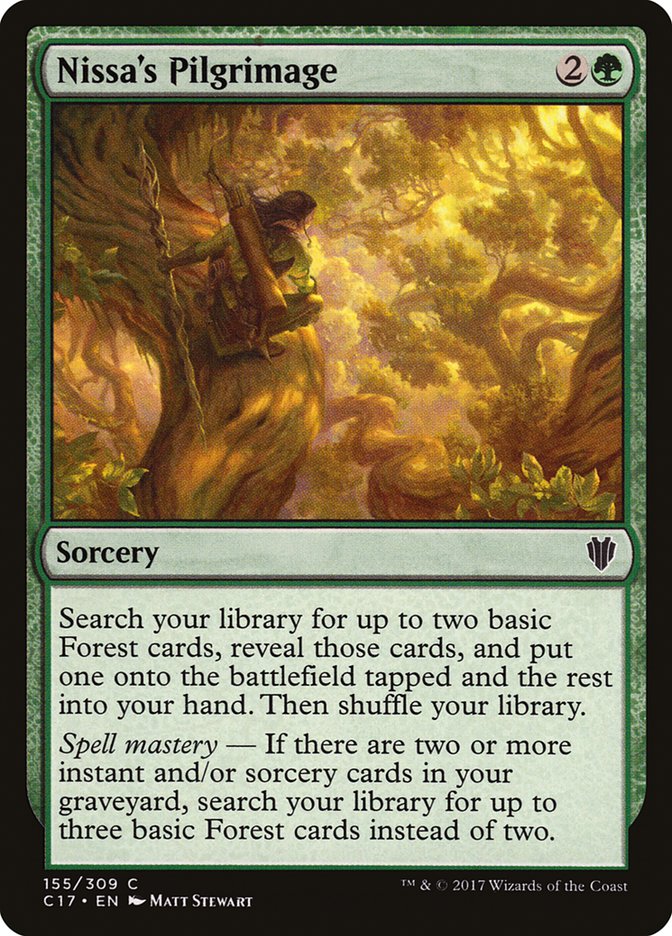 Nissa's Pilgrimage [Commander 2017] | Good Games Adelaide SA