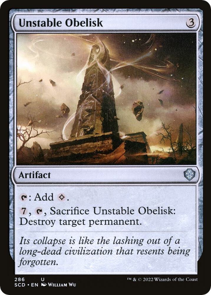 Unstable Obelisk 286 (Starter Commander Decks)  | Good Games Adelaide SA