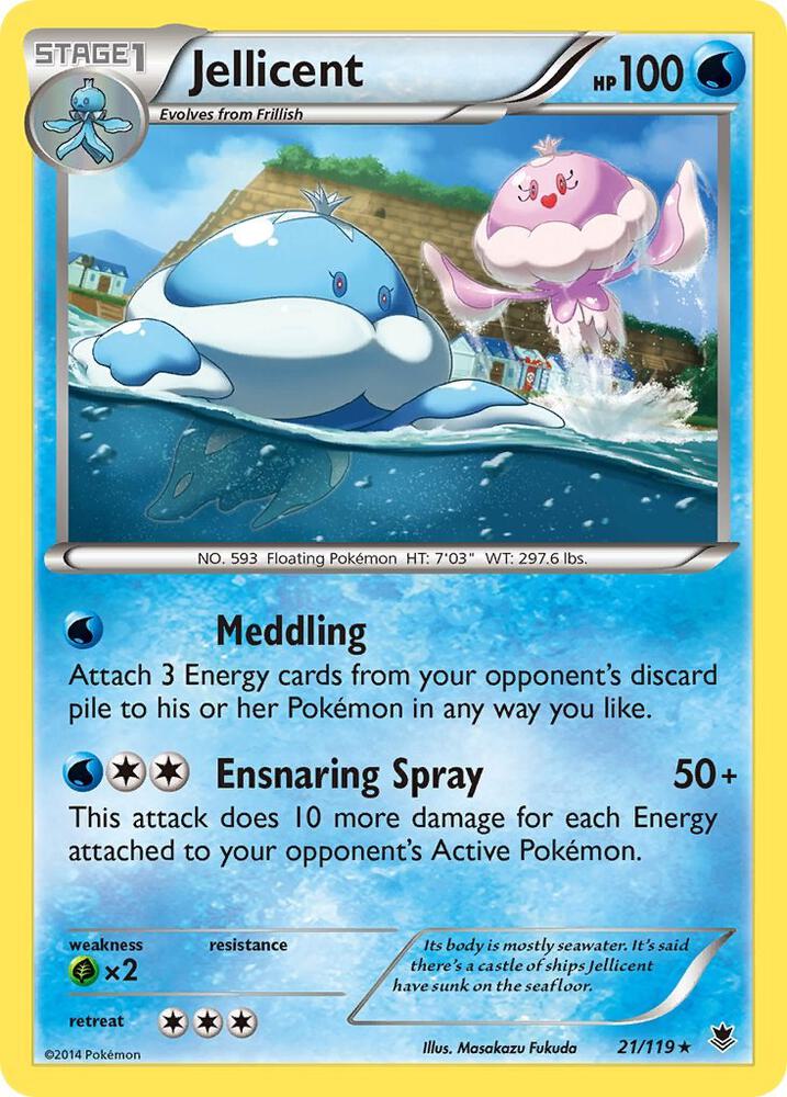 Jellicent 21/119 (XY - Phantom Forces)  | Good Games Adelaide SA