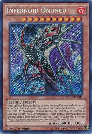 Infernoid Onuncu [MP15-EN209] Secret Rare | Good Games Adelaide SA