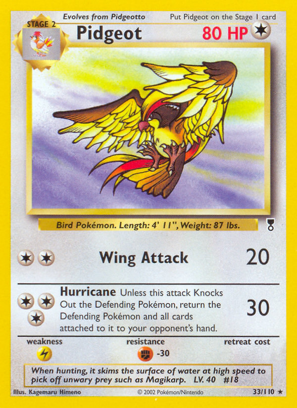 Pidgeot (33/110) [Legendary Collection] | Good Games Adelaide SA