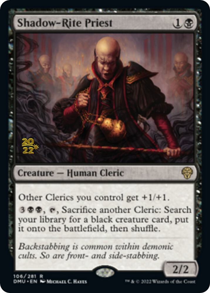 Shadow Rite Priest 106 (Prerelease Cards)  - Foil | Good Games Adelaide SA