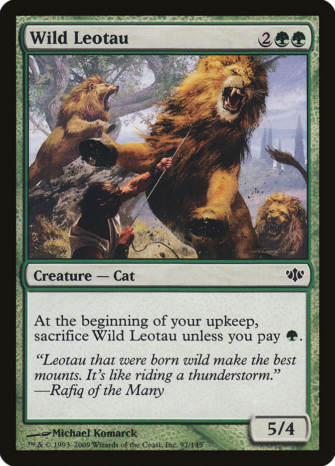 Wild Leotau 97 (Conflux)  - Foil | Good Games Adelaide SA