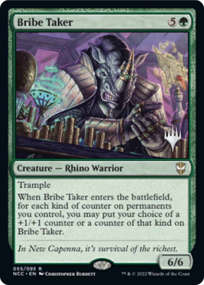Bribe Taker 55 (Promo Pack: Streets of New Capenna)  - Foil | Good Games Adelaide SA