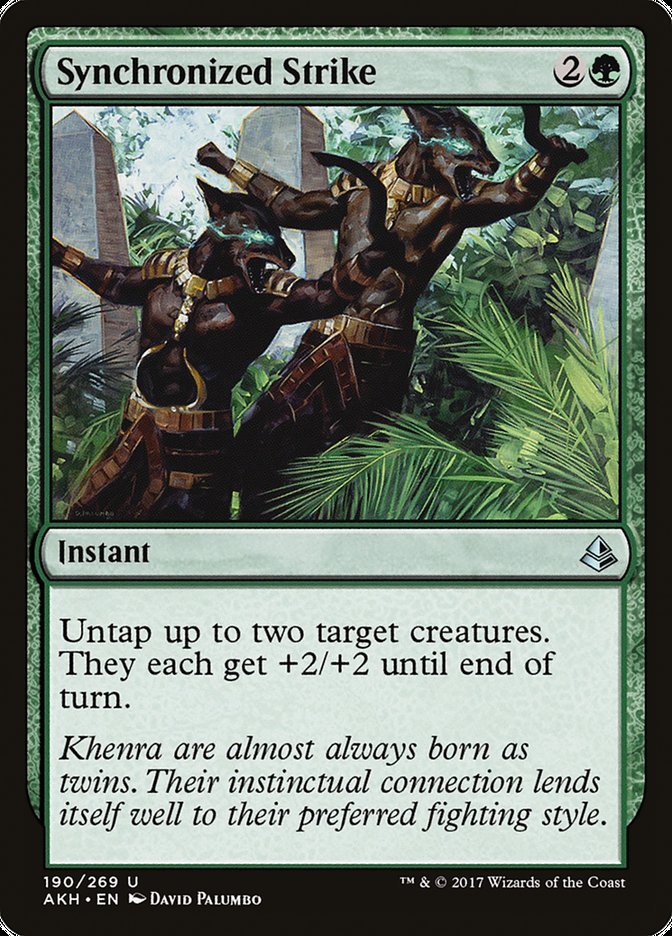 Synchronized Strike 190 (Amonkhet)  - Foil | Good Games Adelaide SA