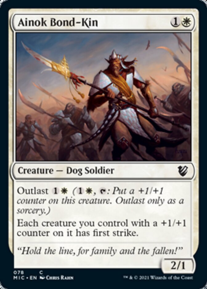Ainok Bond-Kin [Innistrad: Midnight Hunt Commander] | Good Games Adelaide SA