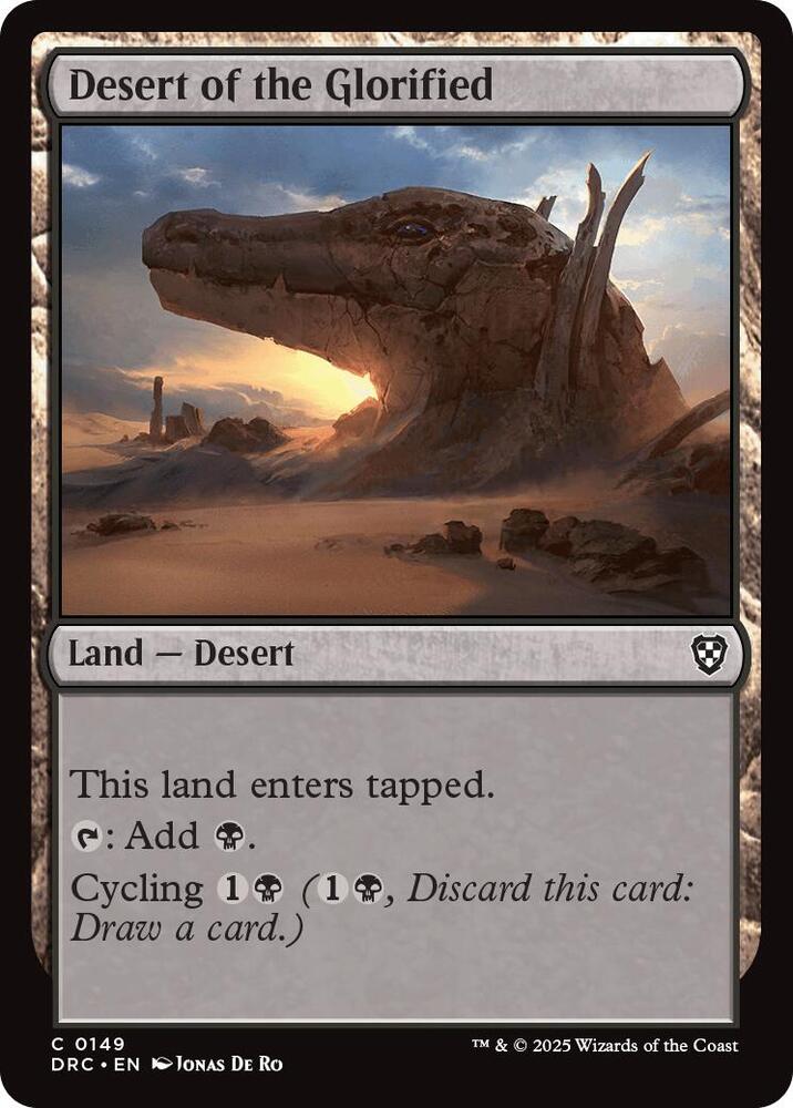Desert of the Glorified 149 (Commander: Aetherdrift)  | Good Games Adelaide SA
