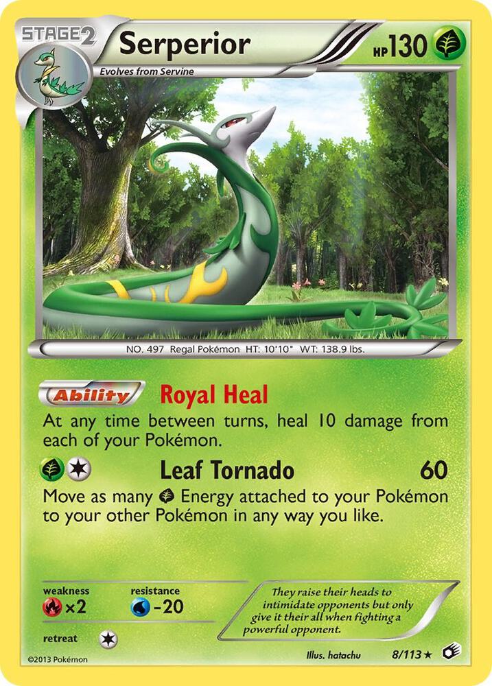 Serperior 8/113 (Legendary Treasures)  - Holofoil | Good Games Adelaide SA