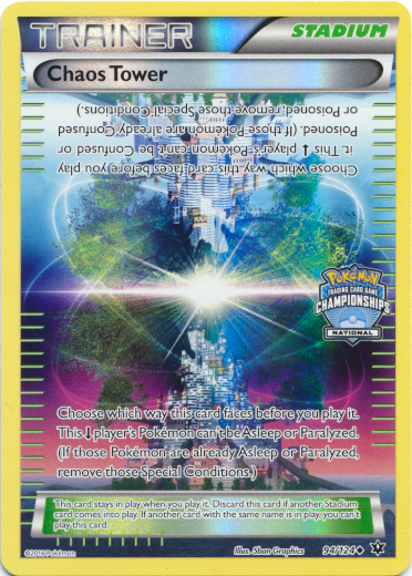 Chaos Tower (94/124) (National Championship Promo) [XY: Fates Collide] | Good Games Adelaide SA