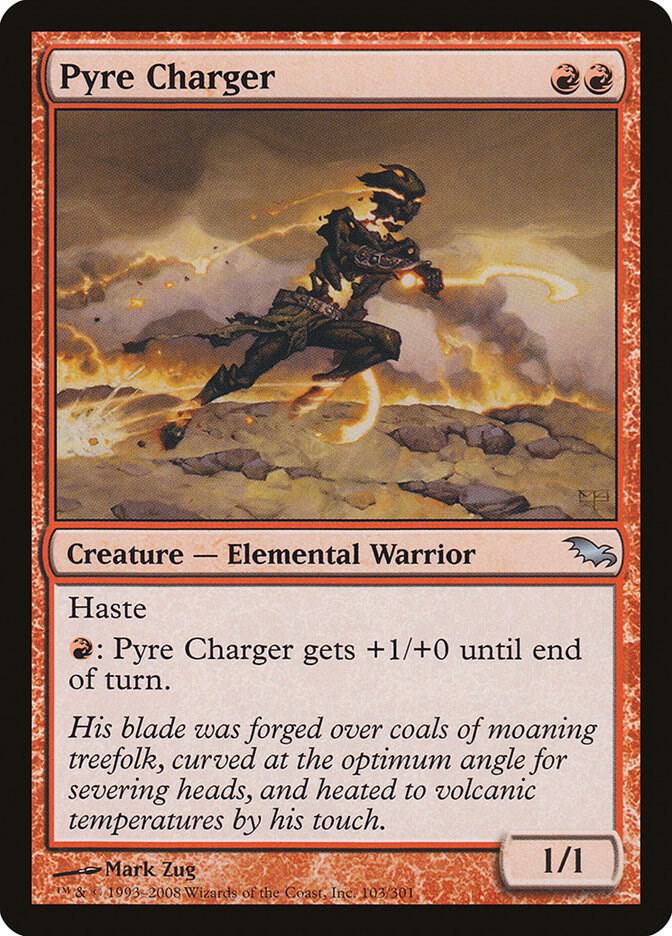 Pyre Charger 103 (Shadowmoor)  - Foil | Good Games Adelaide SA
