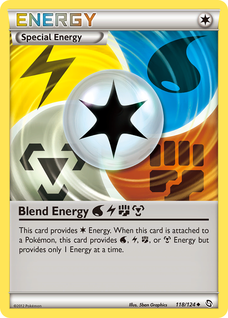 Blend Energy WaterLightningFightingMetal (118/124) [Black & White: Dragons Exalted] | Good Games Adelaide SA