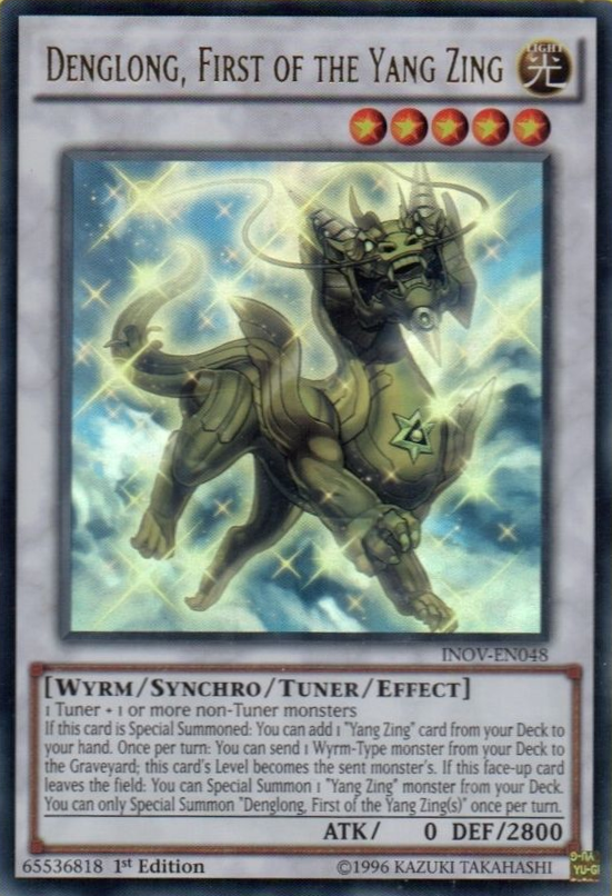Denglong, First of the Yang Zing [INOV-EN048] Ultra Rare | Good Games Adelaide SA