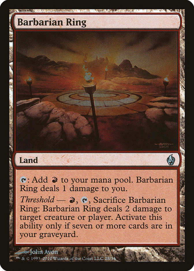 Barbarian Ring [Premium Deck Series: Fire and Lightning] | Good Games Adelaide SA