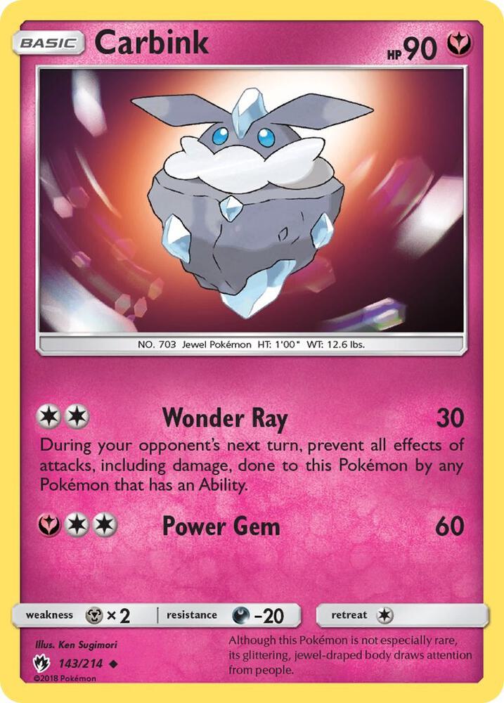 Carbink 143/214 (SM - Lost Thunder)  | Good Games Adelaide SA