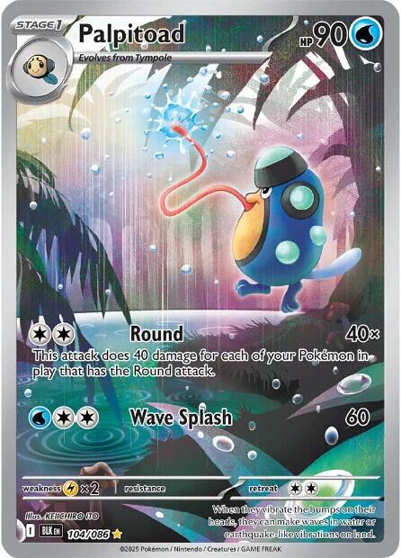 Palpitoad 104/086 (SV: Black Bolt)  - Holofoil | Good Games Adelaide SA