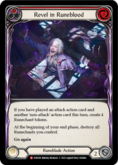 Revel in Runeblood [EVR106] (Everfest)  1st Edition Rainbow Foil | Good Games Adelaide SA