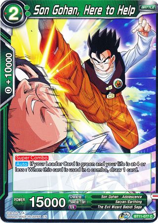 Son Gohan, Here to Help [BT11-077] | Good Games Adelaide SA