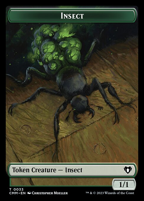 Eldrazi Spawn // Insect Double-Sided Token [Commander Masters Tokens] | Good Games Adelaide SA