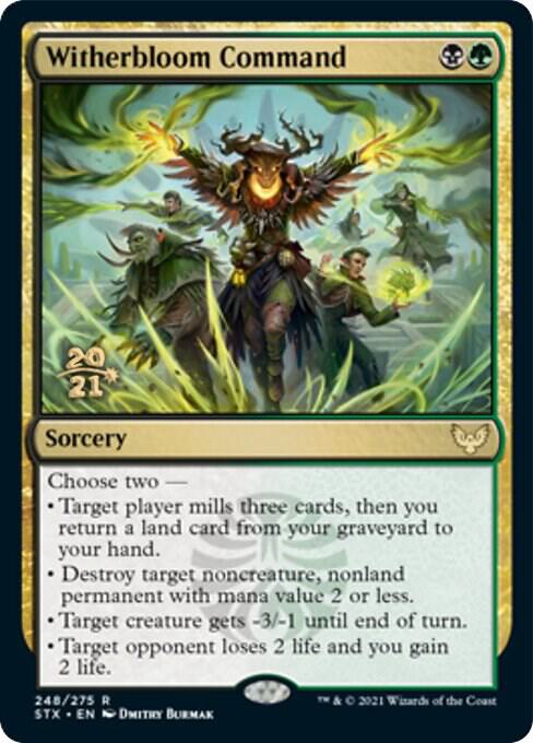 Witherbloom Command 248 (Prerelease Cards)  - Foil | Good Games Adelaide SA
