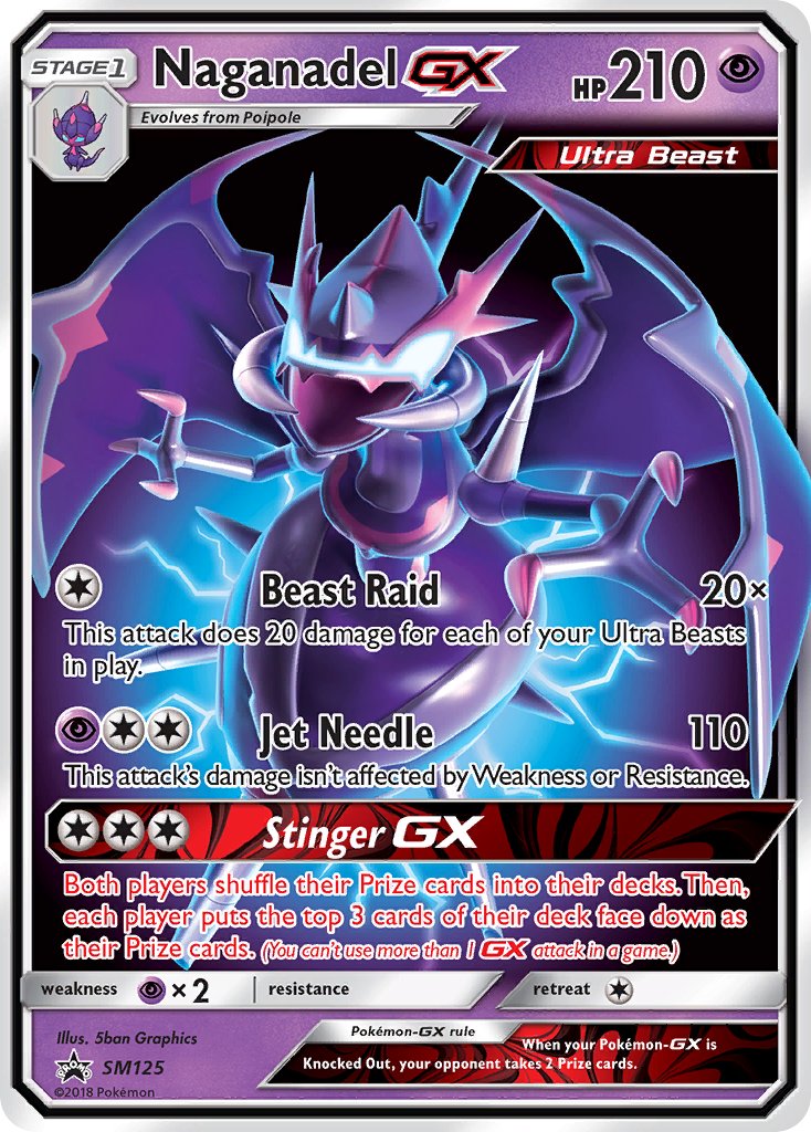 Naganadel GX (SM125) [Sun & Moon: Black Star Promos] | Good Games Adelaide SA