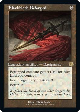Blackblade Reforged 6 (The Brothers' War: Retro Frame Artifacts)  - Foil | Good Games Adelaide SA