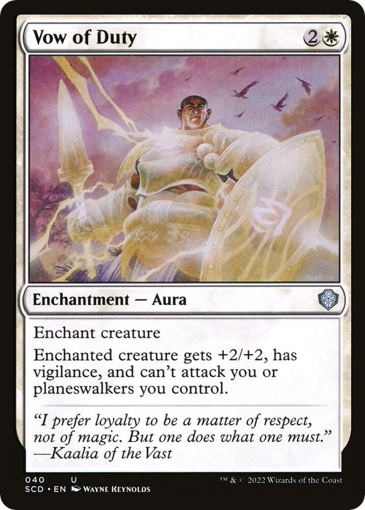 Vow of Duty 40 (Starter Commander Decks)  | Good Games Adelaide SA
