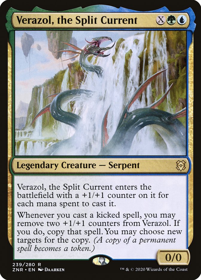 Verazol, the Split Current 239 (Zendikar Rising)  | Good Games Adelaide SA