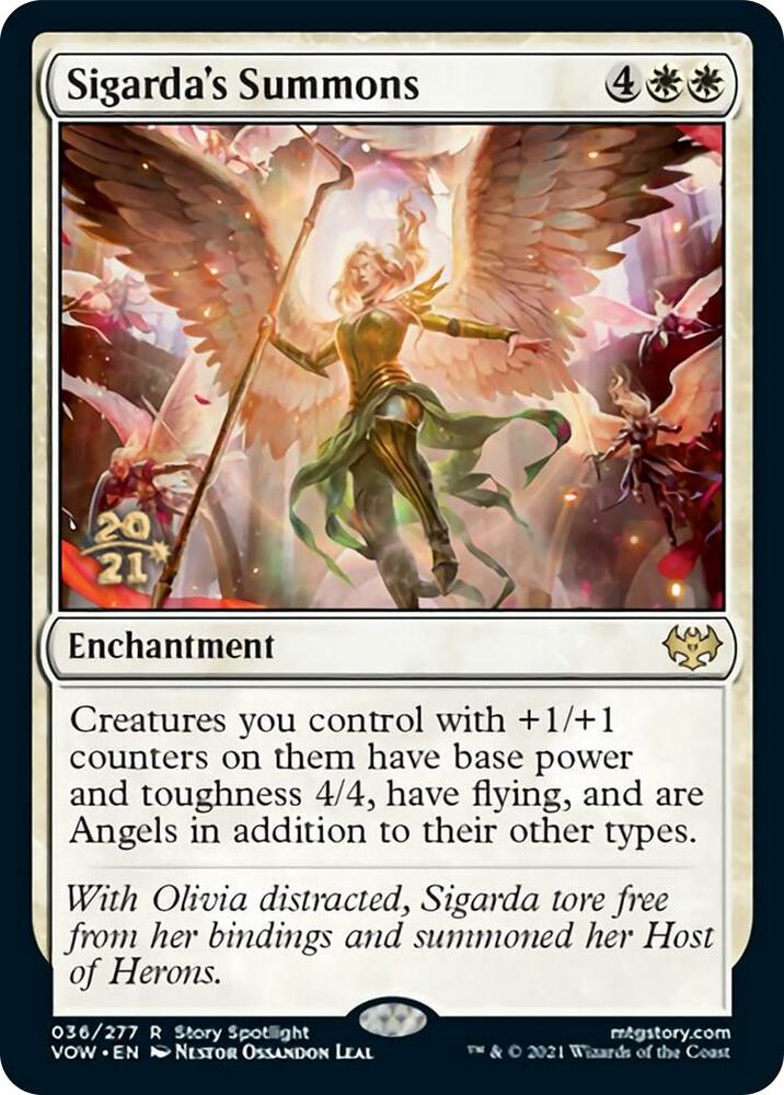 Sigardas Summons 36 (Prerelease Cards)  - Foil | Good Games Adelaide SA