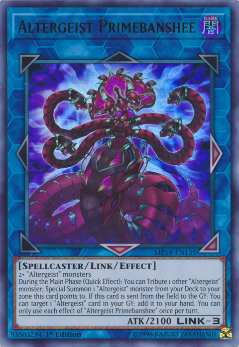 Altergeist Primebanshee [MP18-EN135] Ultra Rare | Good Games Adelaide SA