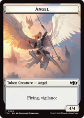 Angel // Spirit Double-Sided Token [Tarkir: Dragonstorm Commander Tokens] | Good Games Adelaide SA
