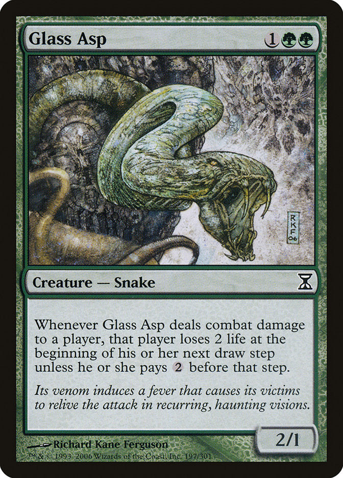 Glass Asp 197 (Time Spiral)  - Foil | Good Games Adelaide SA