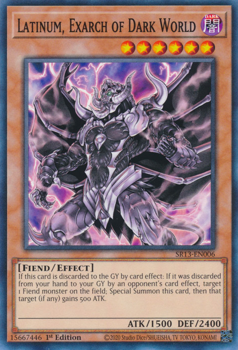 Latinum, Exarch of Dark World [SR13-EN006] Common | Good Games Adelaide SA