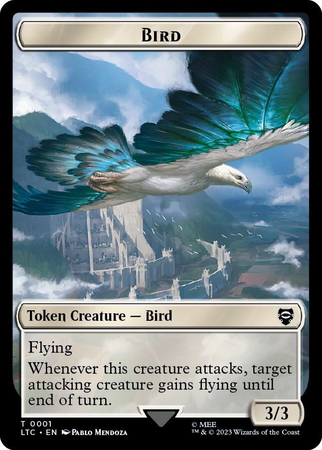 Bird 0001 Goat Double Sided Token 1 // 2 (Commander: The Lord of the Rings: Tales of Middle-earth)  | Good Games Adelaide SA