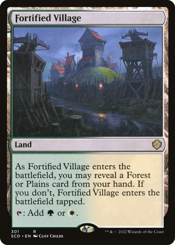 Fortified Village [Starter Commander Decks] | Good Games Adelaide SA