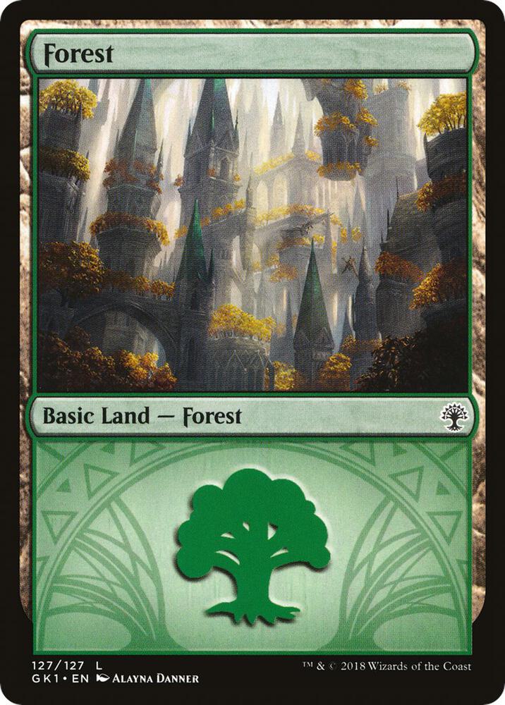 Forest 127 (Guilds of Ravnica: Guild Kits)  | Good Games Adelaide SA
