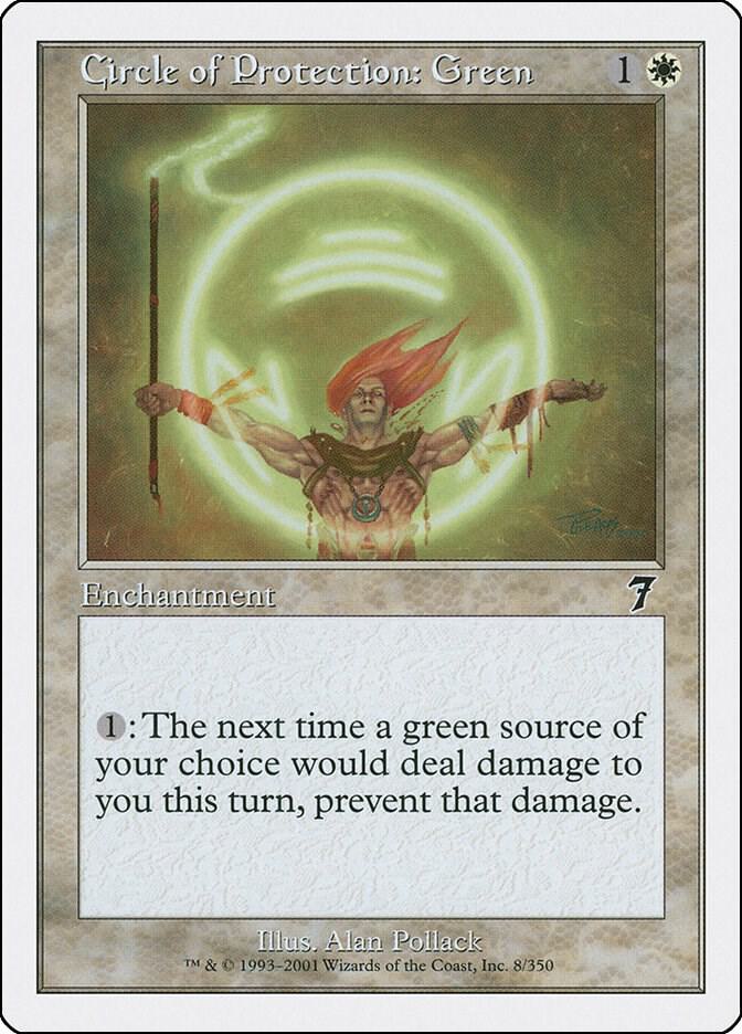 Circle of Protection: Green 8 (7th Edition)  | Good Games Adelaide SA