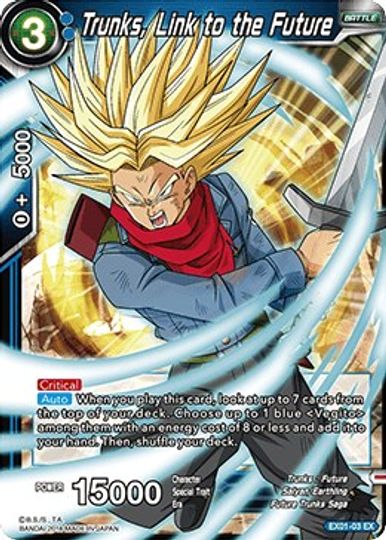 Trunks, Link to the Future (EX01-03) [Mighty Heroes] | Good Games Adelaide SA