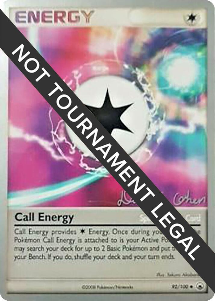 Call Energy 2009 David Cohen 92/100 (World Championship Decks)  | Good Games Adelaide SA